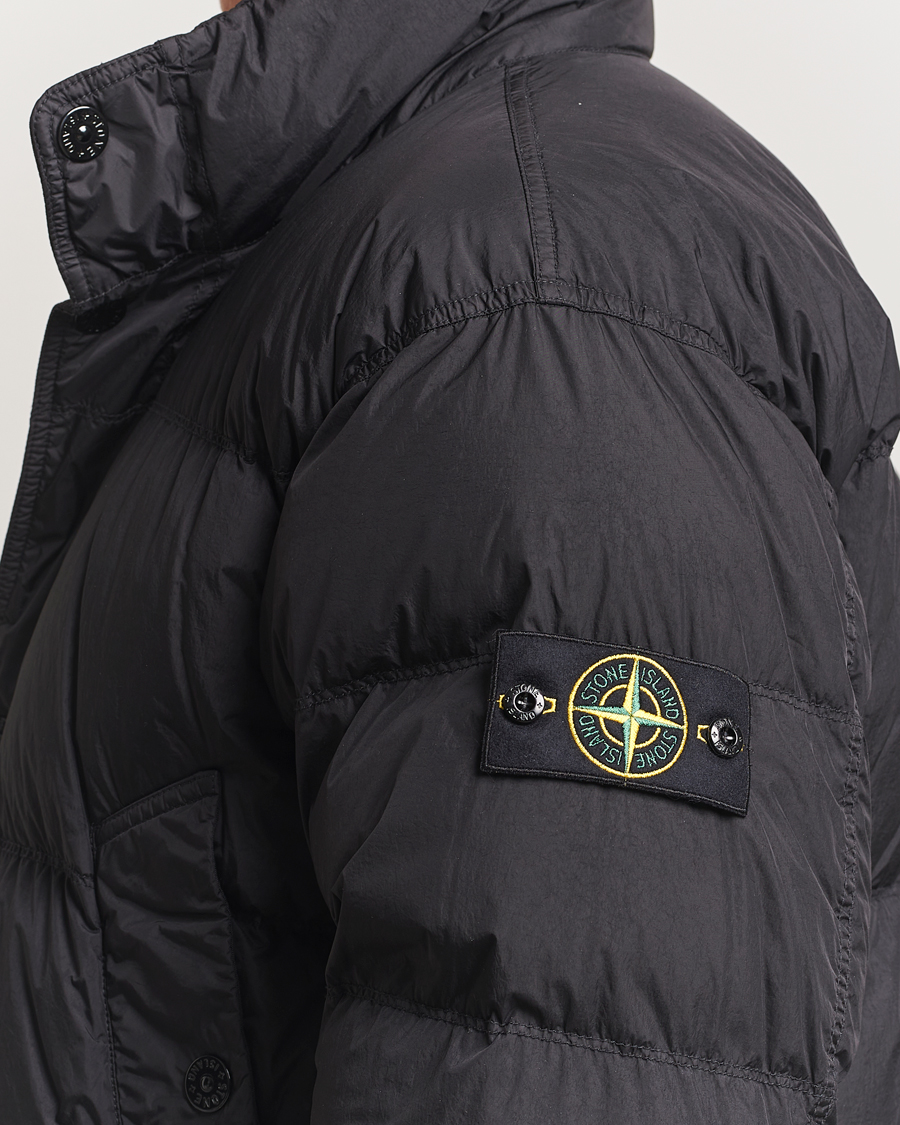 Heren | Jassen | Stone Island | Crinkle Reps Down Jacket Black
