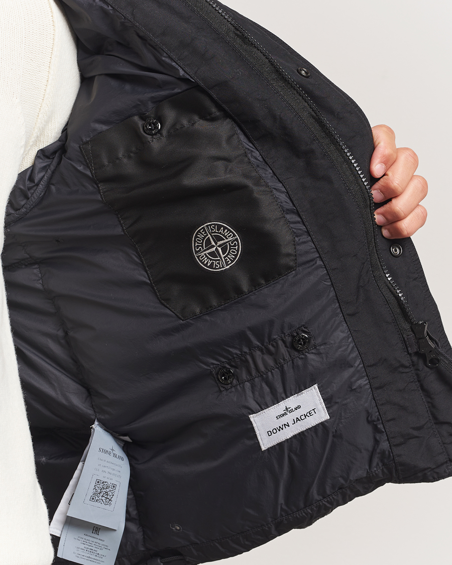 Heren | Jassen | Stone Island | Crinkle Reps Down Jacket Black