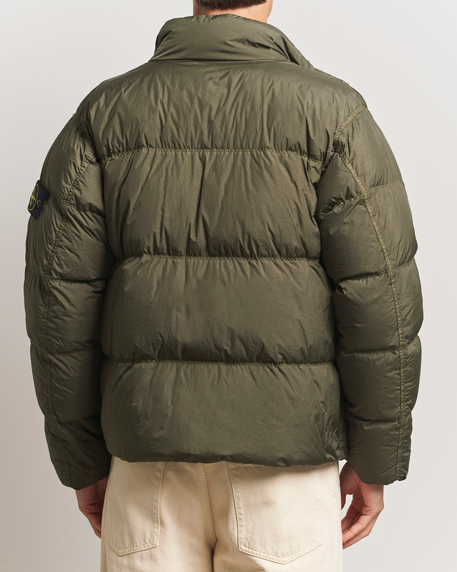 Heren | Jassen | Stone Island | Crinkle Reps Down Jacket Military Green
