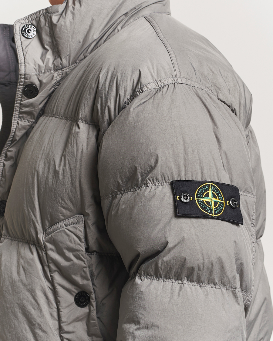 Homme | Manteaux Et Vestes | Stone Island | Crinkle Reps Down Jacket Cement
