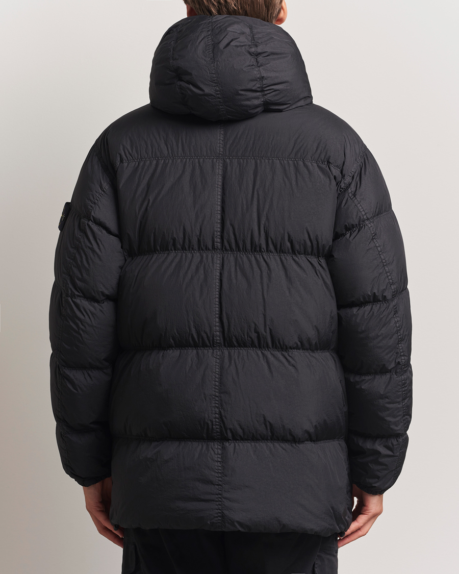 Homme | Manteaux Et Vestes | Stone Island | Crinkle Reps Down Parka Black