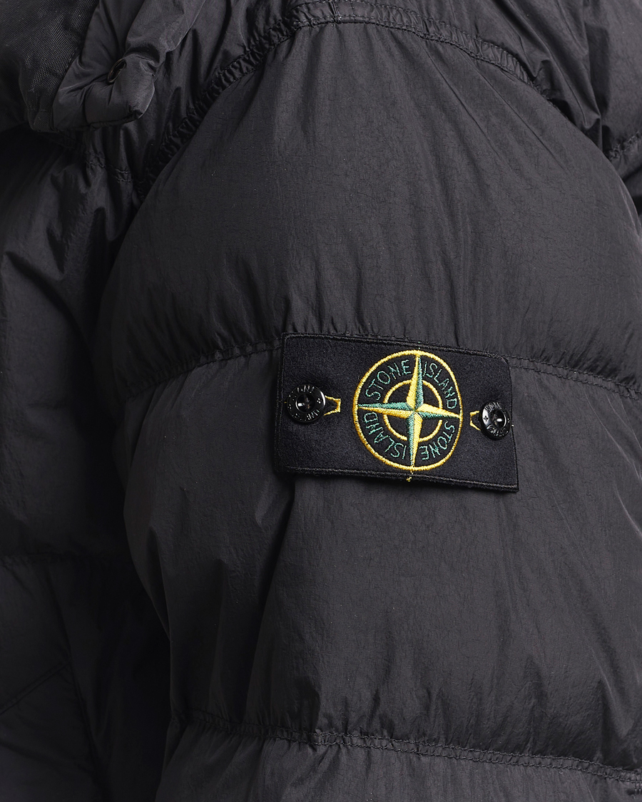 Homme | Manteaux Et Vestes | Stone Island | Crinkle Reps Down Parka Black