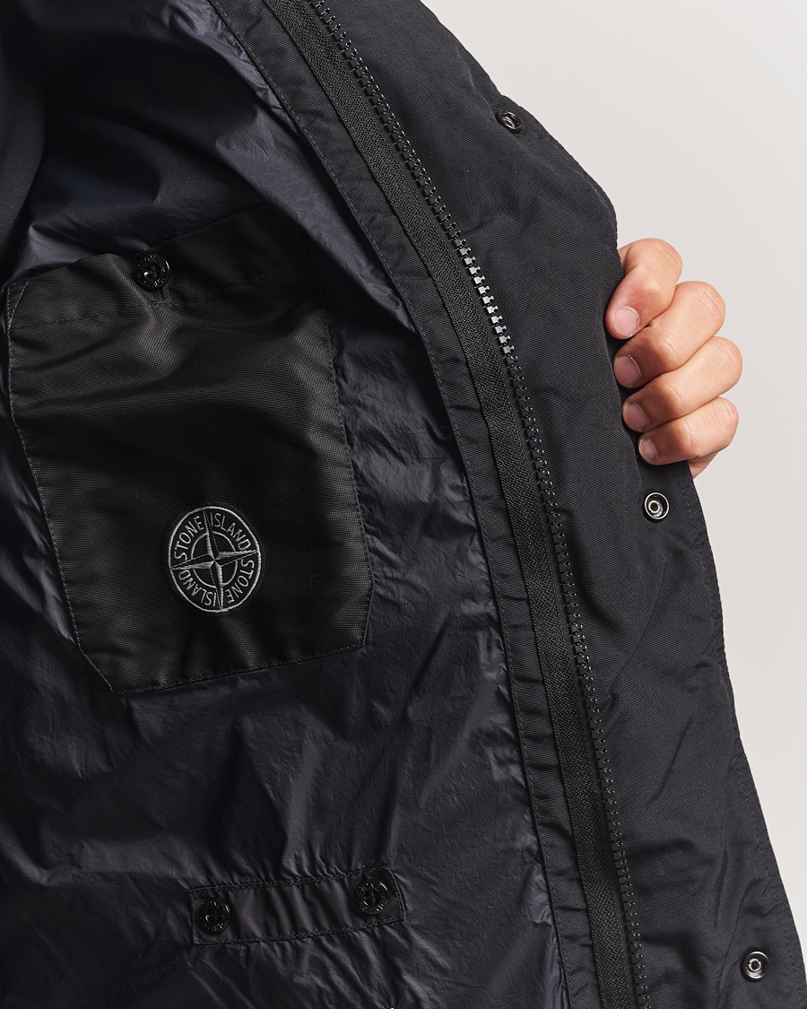 Homme | Manteaux Et Vestes | Stone Island | Crinkle Reps Down Parka Black