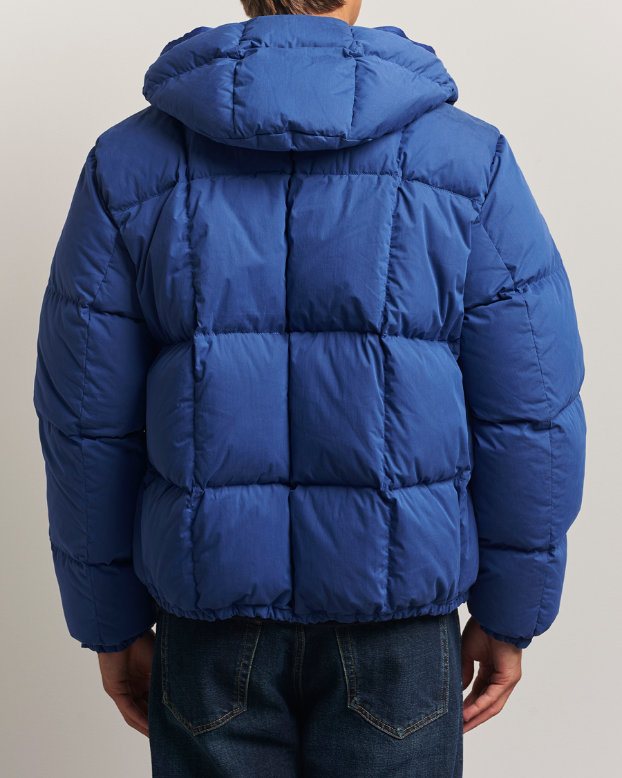 Heren | Jassen | Stone Island | Marina Cotton/Nylon Tela Down Jacket Bright Blue