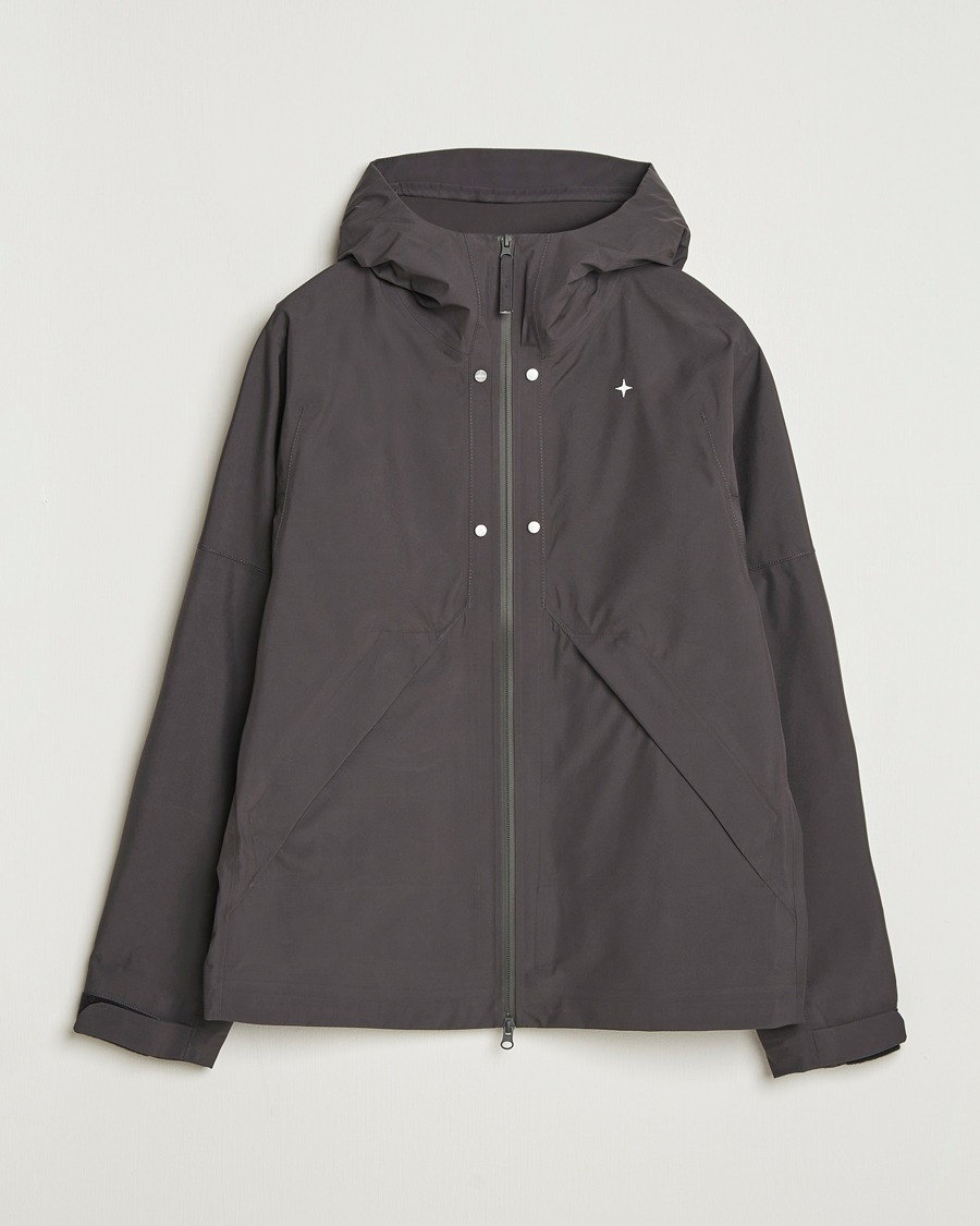 Homme | Manteaux Et Vestes | Stone Island | Stellina 3L Gore-Tex Hooded Jacket Lead Grey