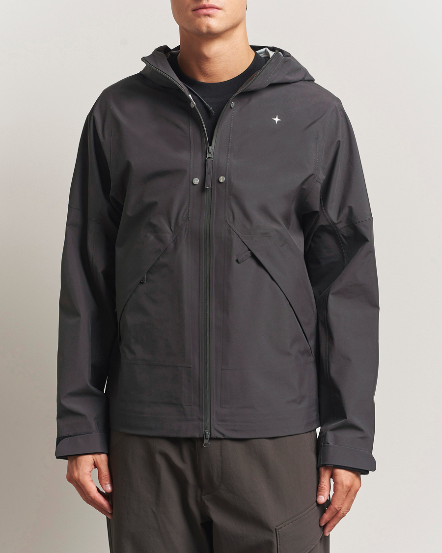 Homme | Manteaux Et Vestes | Stone Island | Stellina 3L Gore-Tex Hooded Jacket Lead Grey