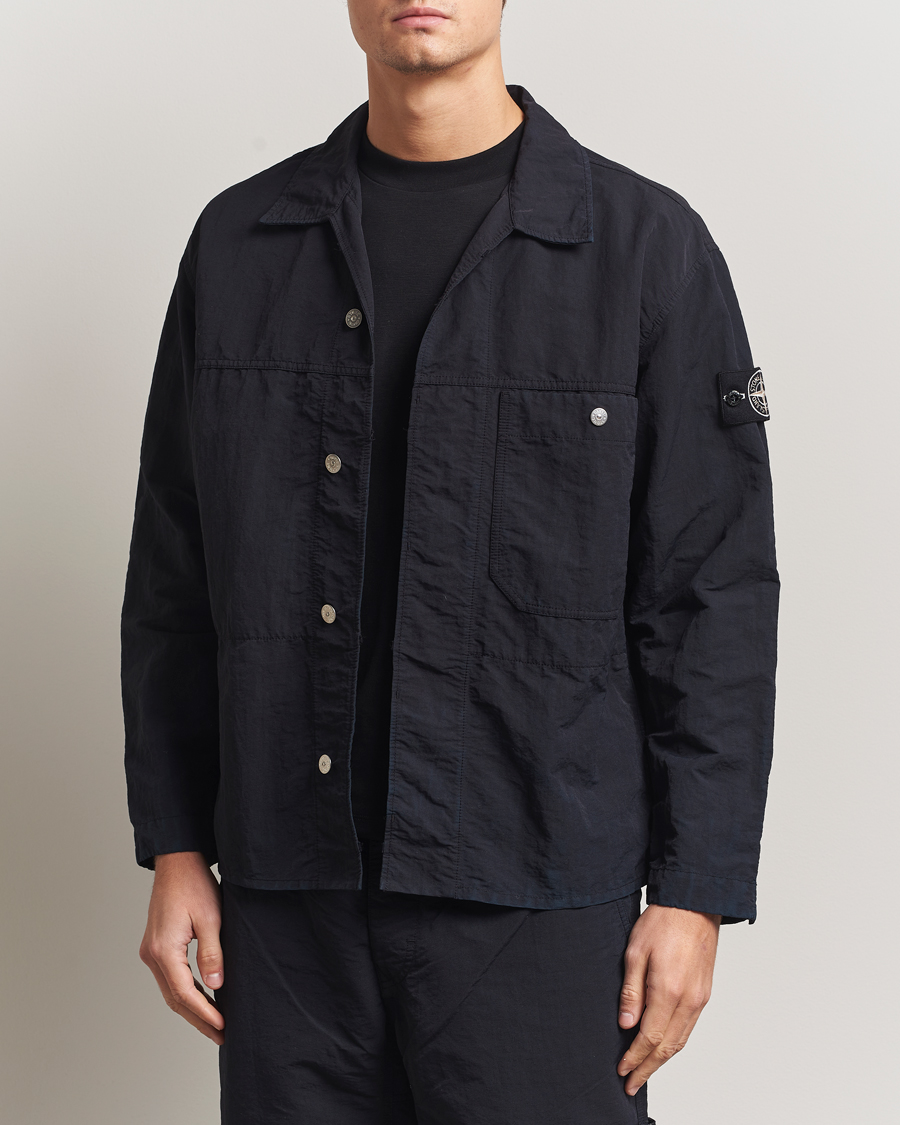 Heren | Overhemden | Stone Island | Naslan TC Corrosion Treatment Overshirt Black