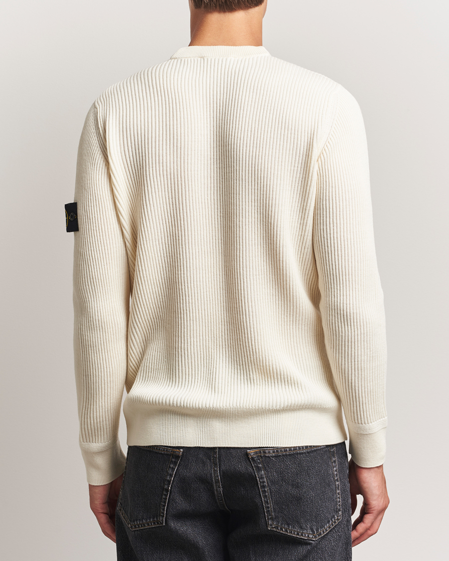 Heren | Truien | Stone Island | Full Rib Crewneck Ivory
