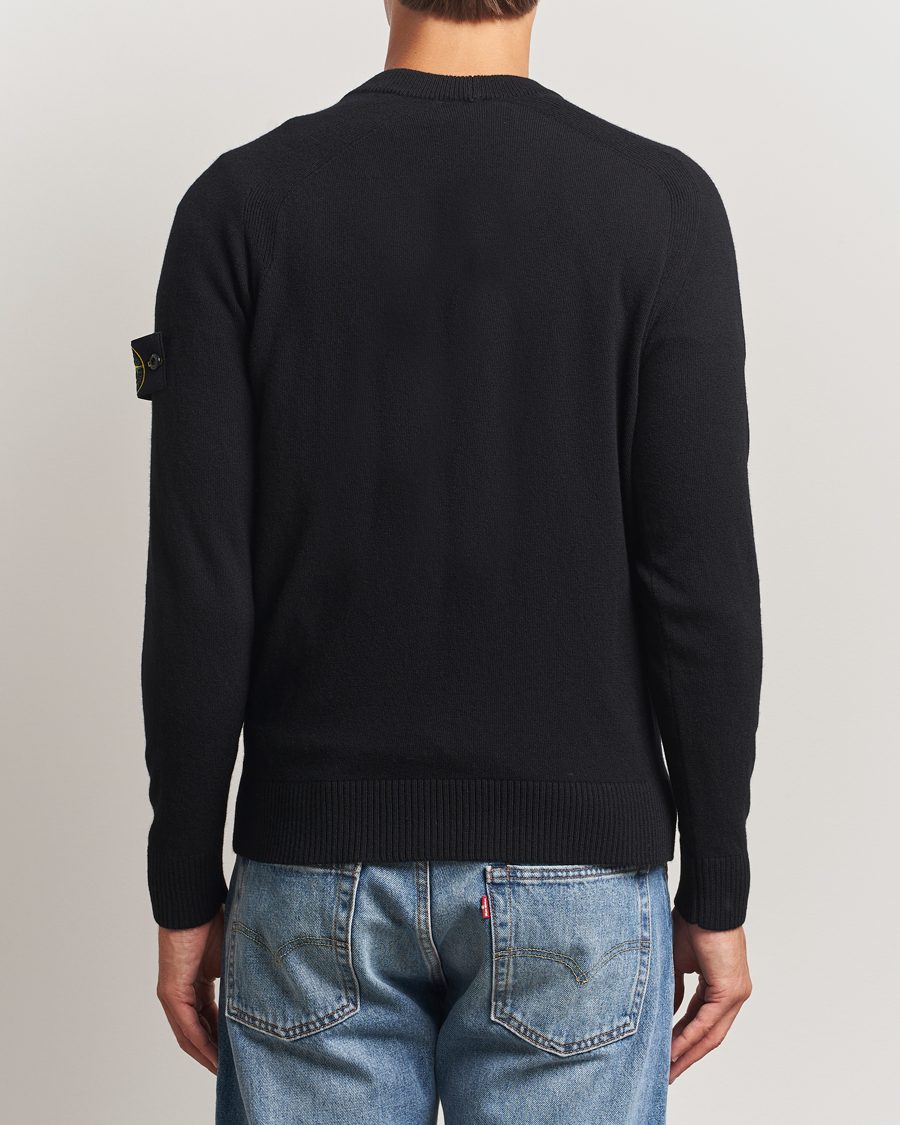 Heren | Truien | Stone Island | Knitted Geelong Wool Cardigan Black