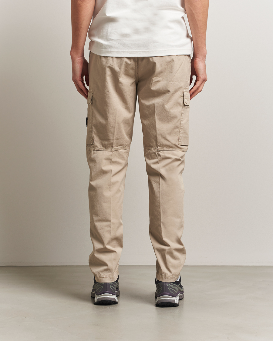 Homme | Pantalons | Stone Island | Supima Cotton Stretch Cargo Trousers Desert