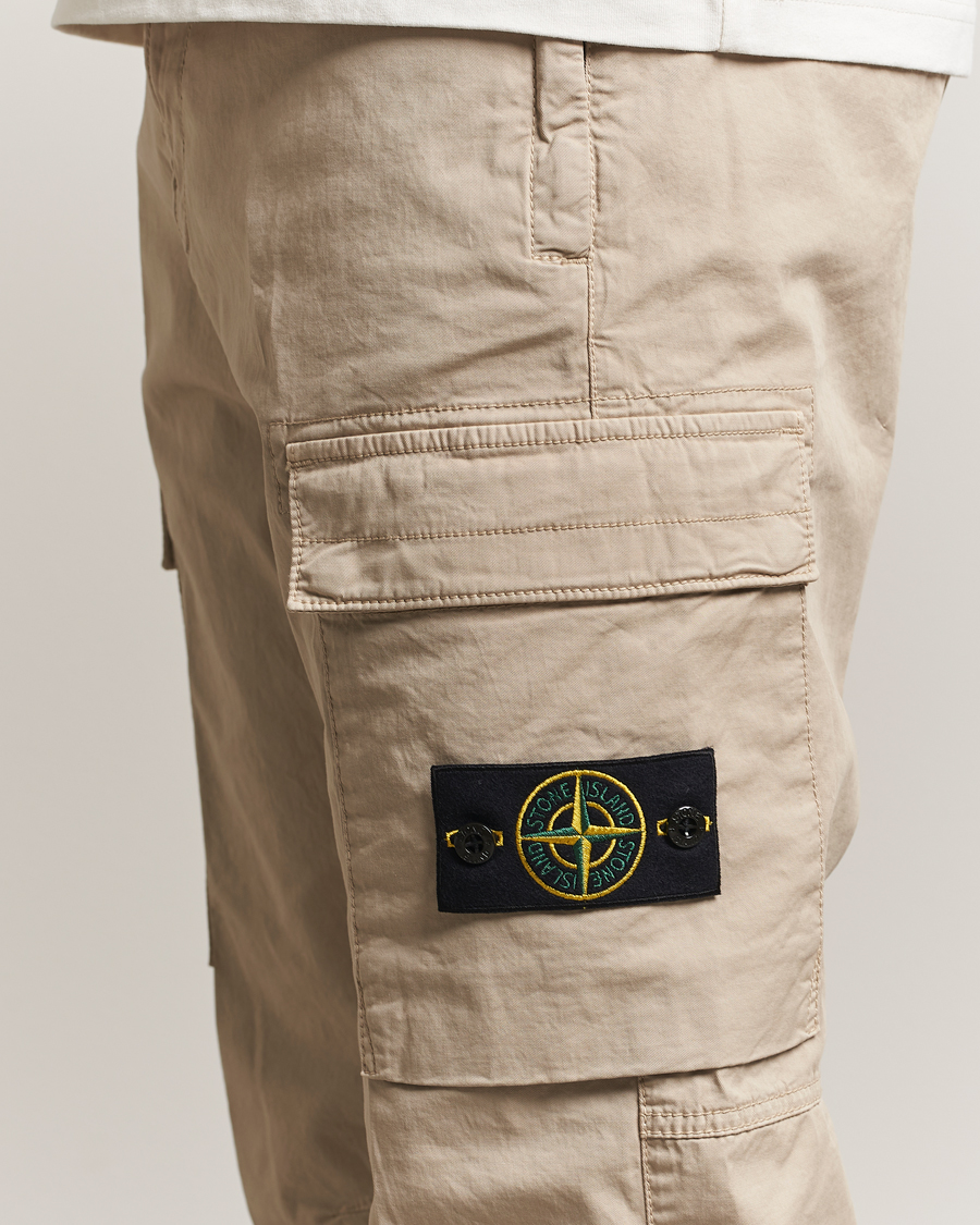 Homme | Pantalons | Stone Island | Supima Cotton Stretch Cargo Trousers Desert