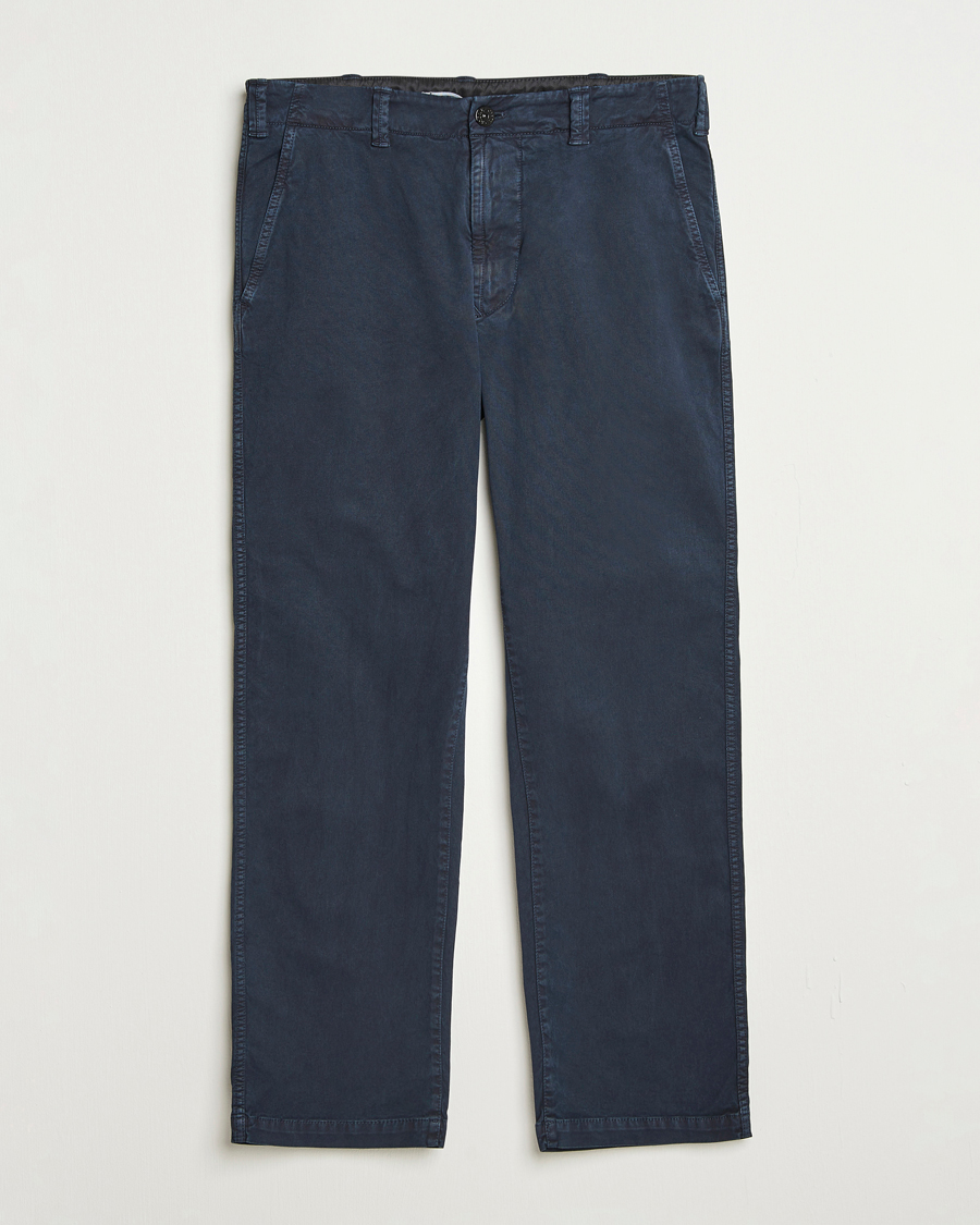 Heren | Broeken | Stone Island | Cotton Twill Stretch Chino Navy