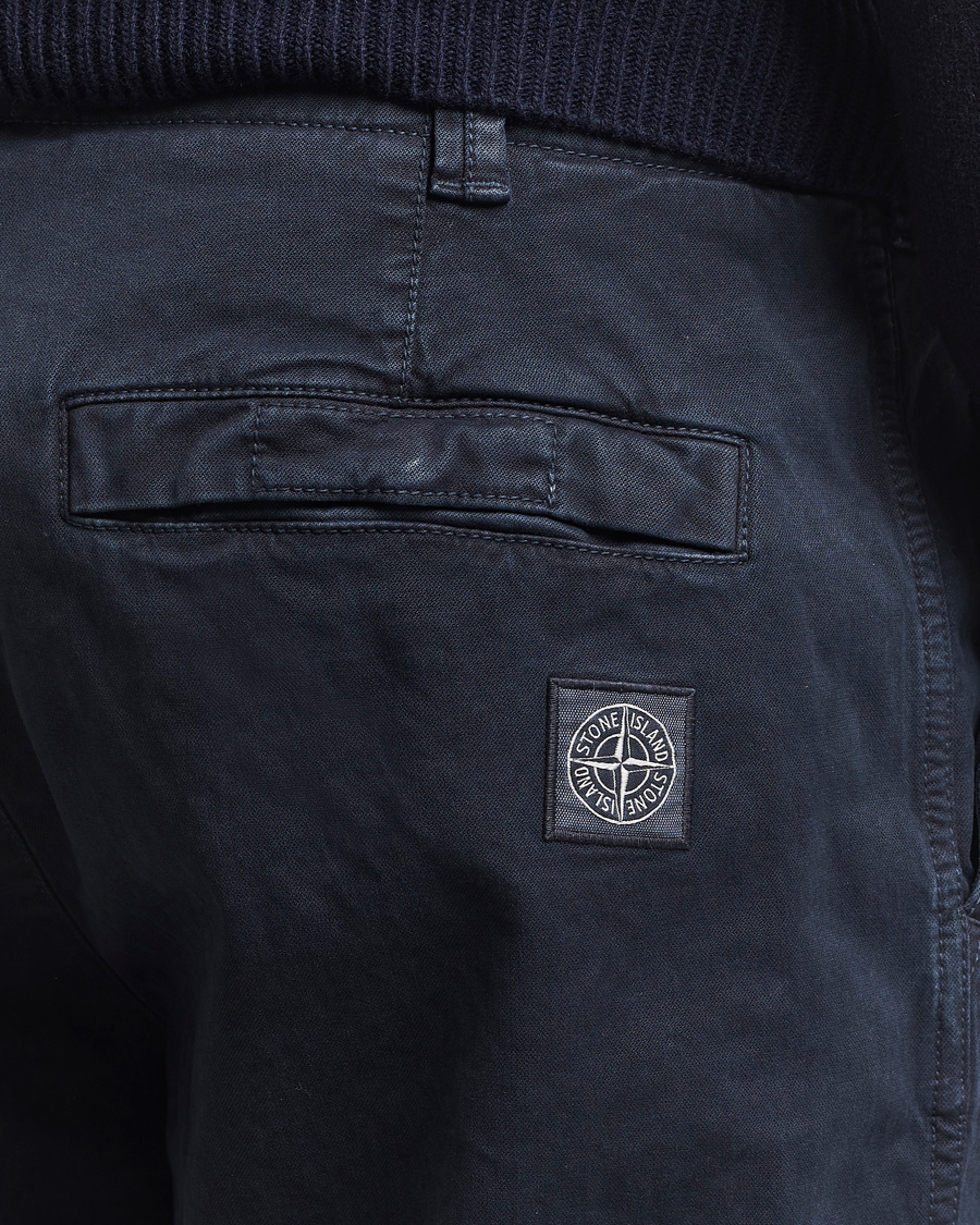 Heren | Broeken | Stone Island | Cotton Twill Stretch Chino Navy