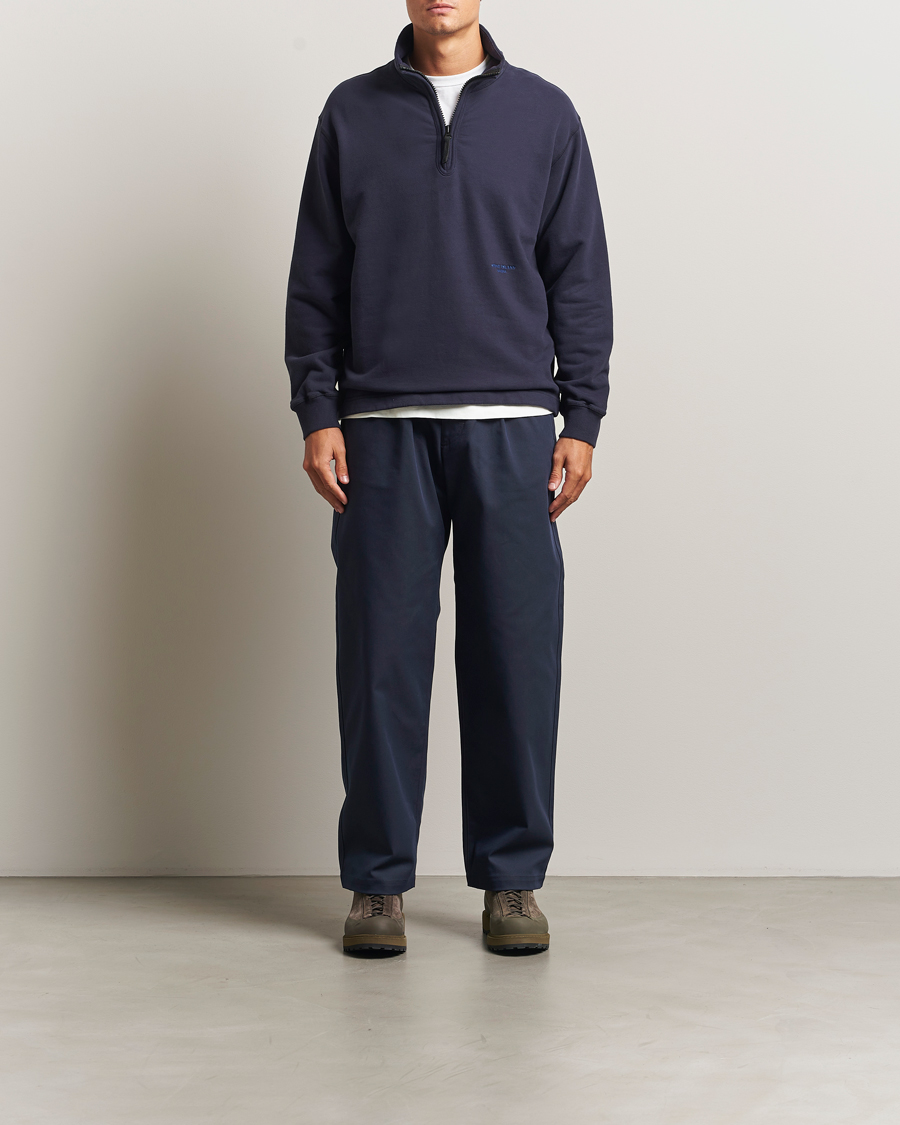 Heren | Broeken | Stone Island | Marina Yard Dyed Stretch Gabardine Trousers Navy