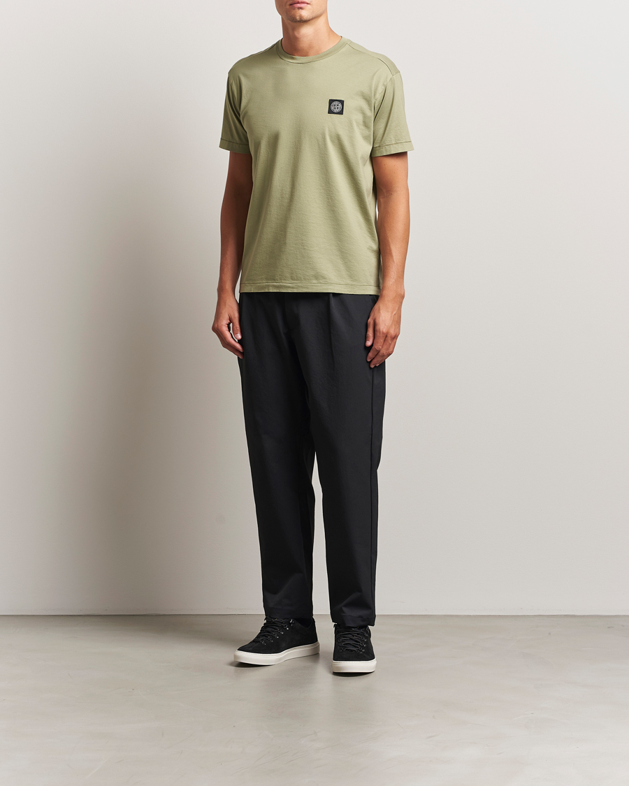 Homme | T-shirts | Stone Island | Garment Dyed Cotton Jersey T-Shirt Sage