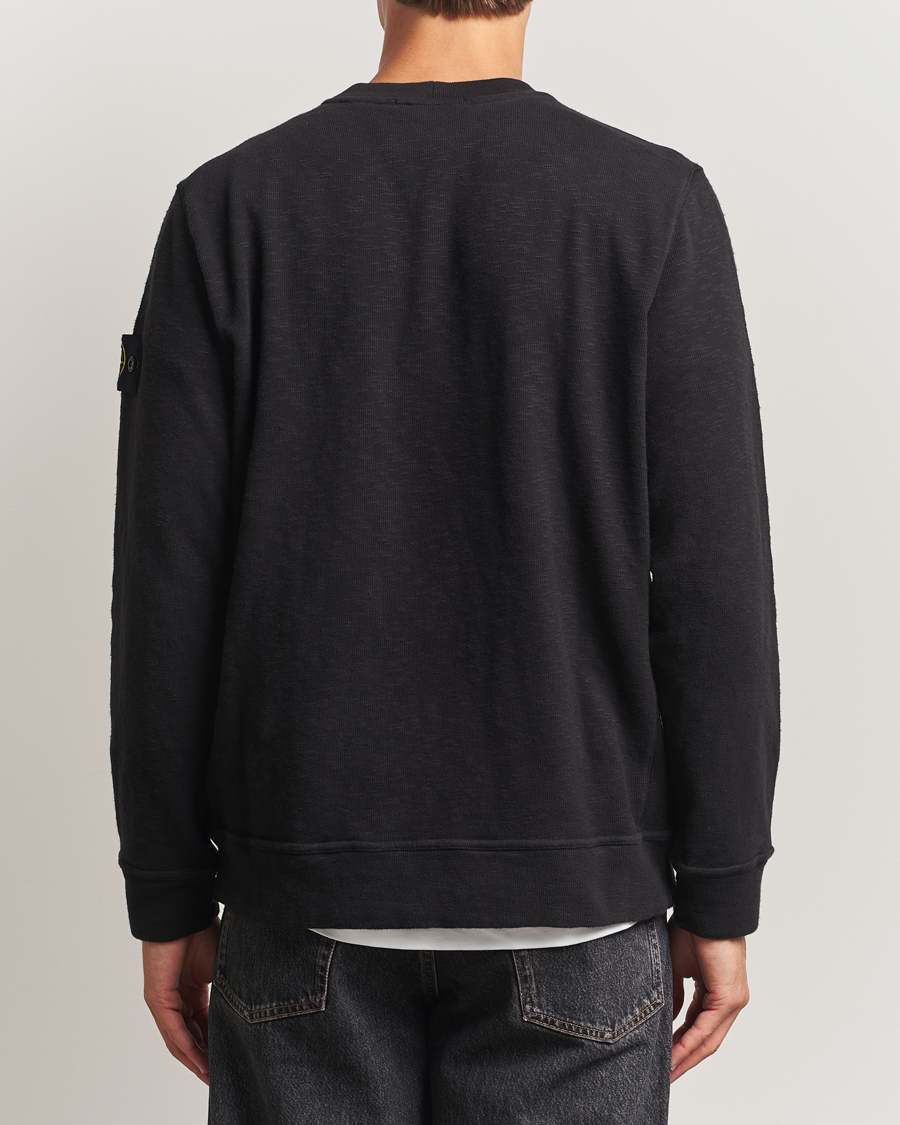Heren | Truien | Stone Island | Vanisé Brushed Heavy Cotton Sweatshirt Black