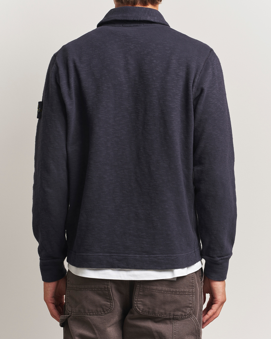 Heren | Truien | Stone Island | Vanisé Brushed Heavy Cotton Polo Ink