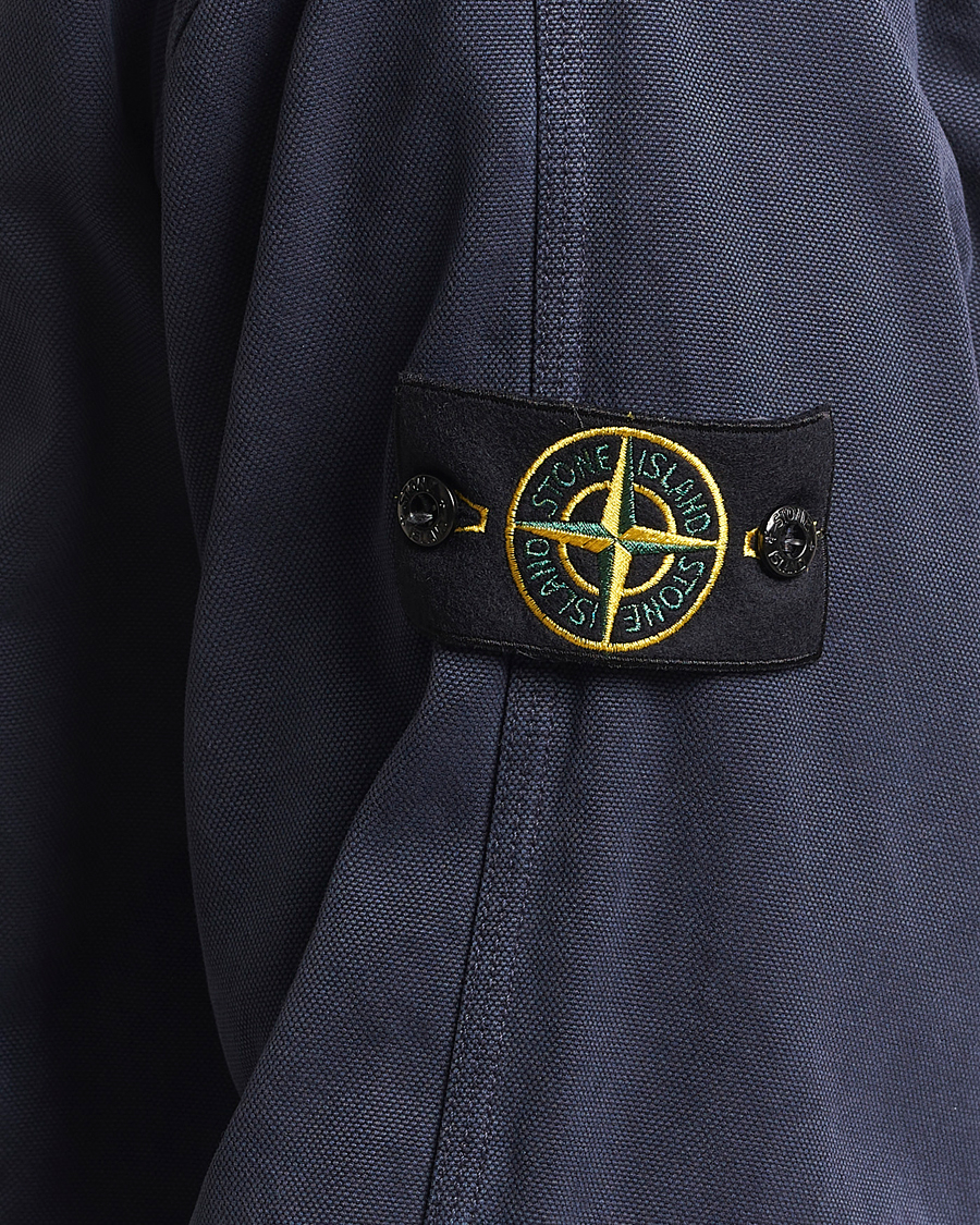 Homme | Manteaux Et Vestes | Stone Island | Organic Panama Cotton Track Jacket Ink