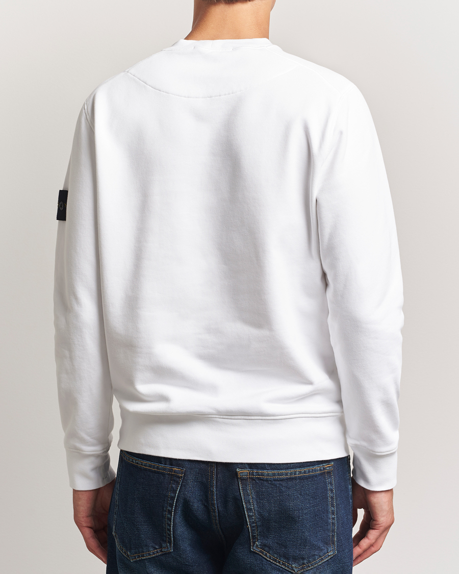 Homme | Pulls Et Tricots | Stone Island | Garment Dyed Fleece Sweatshirt White