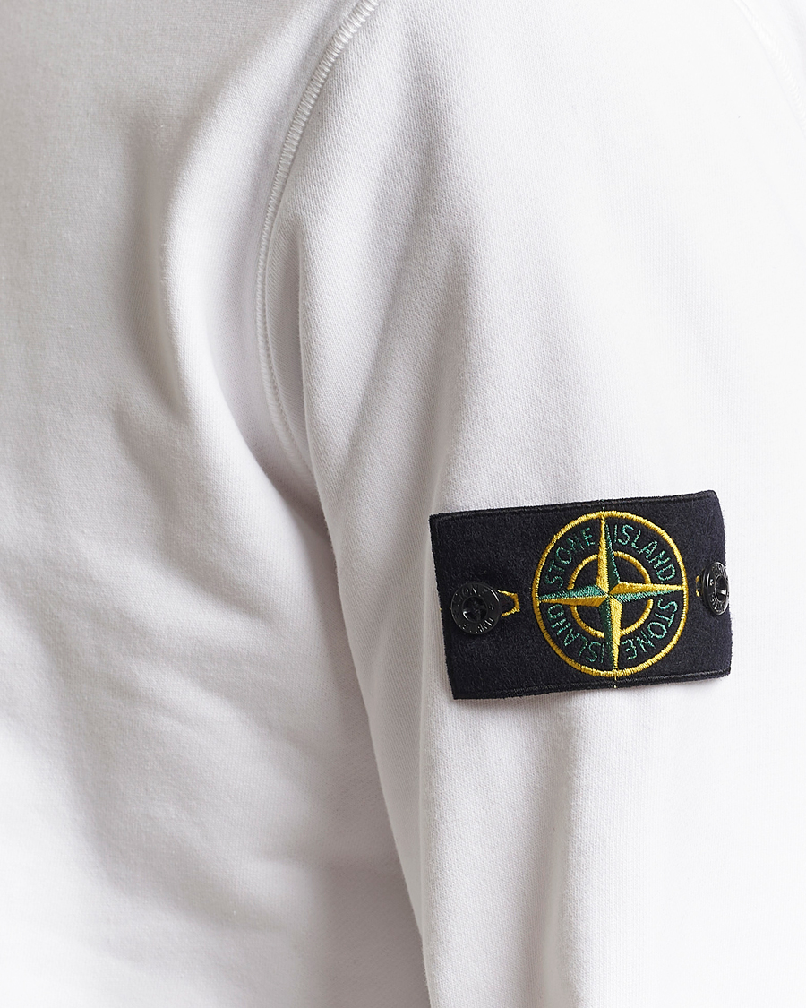 Homme | Pulls Et Tricots | Stone Island | Garment Dyed Fleece Sweatshirt White