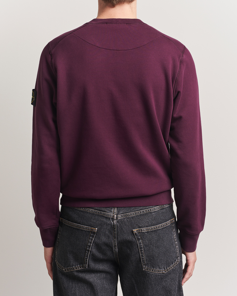 Homme | Pulls Et Tricots | Stone Island | Garment Dyed Fleece Sweatshirt Amaranth
