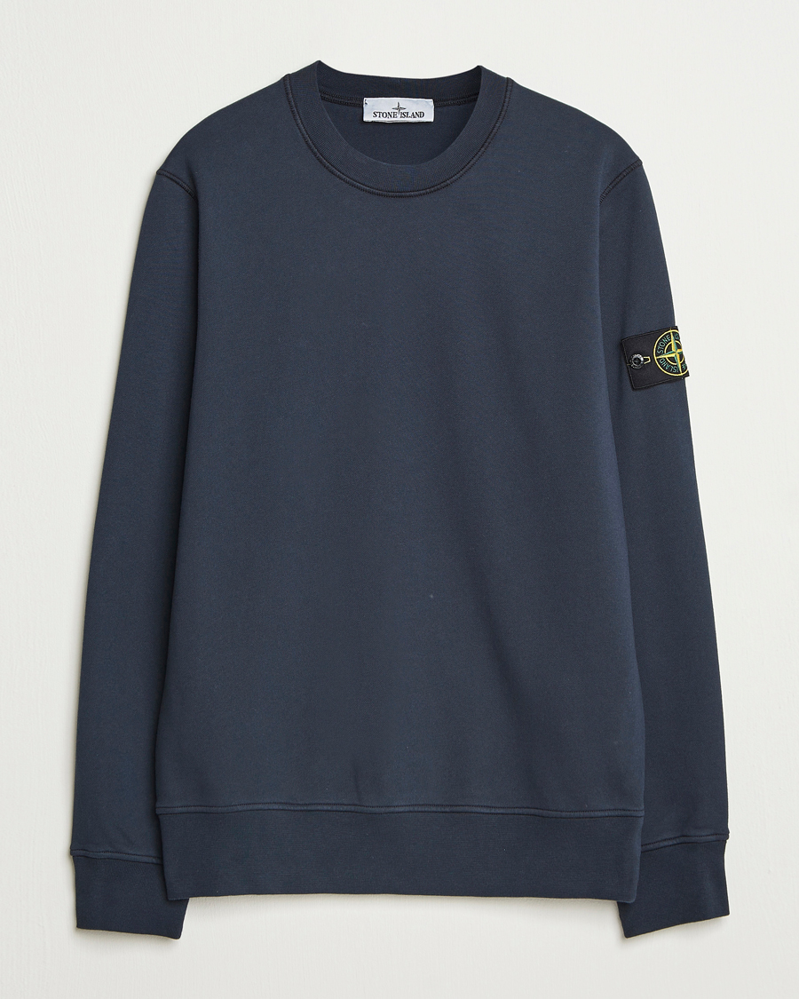 Homme | Pulls Et Tricots | Stone Island | Garment Dyed Fleece Sweatshirt Navy