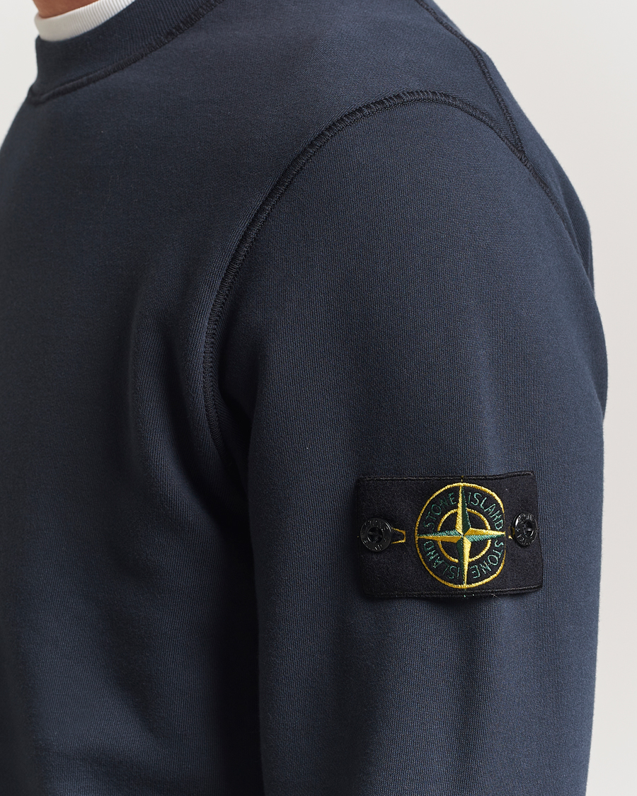 Homme | Pulls Et Tricots | Stone Island | Garment Dyed Fleece Sweatshirt Navy