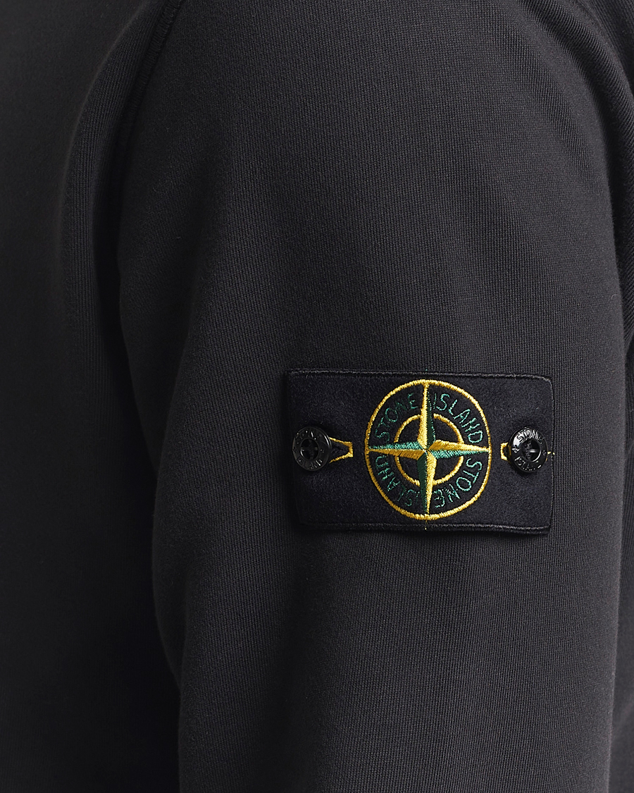 Homme | Pulls Et Tricots | Stone Island | Garment Dyed Fleece Sweatshirt Black