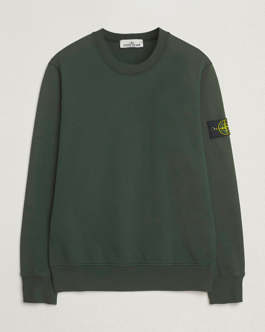 Homme | Pulls Et Tricots | Stone Island | Garment Dyed Fleece Sweatshirt Juniper