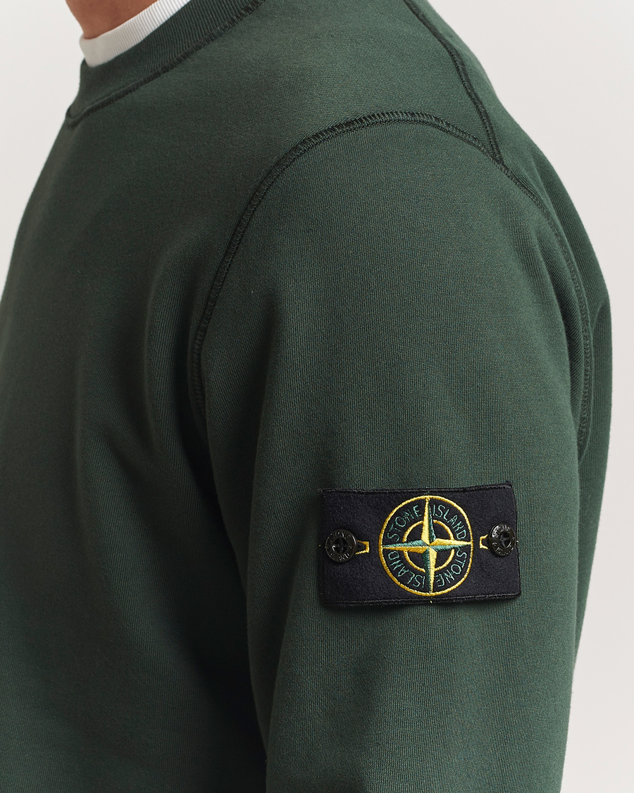 Homme | Pulls Et Tricots | Stone Island | Garment Dyed Fleece Sweatshirt Juniper