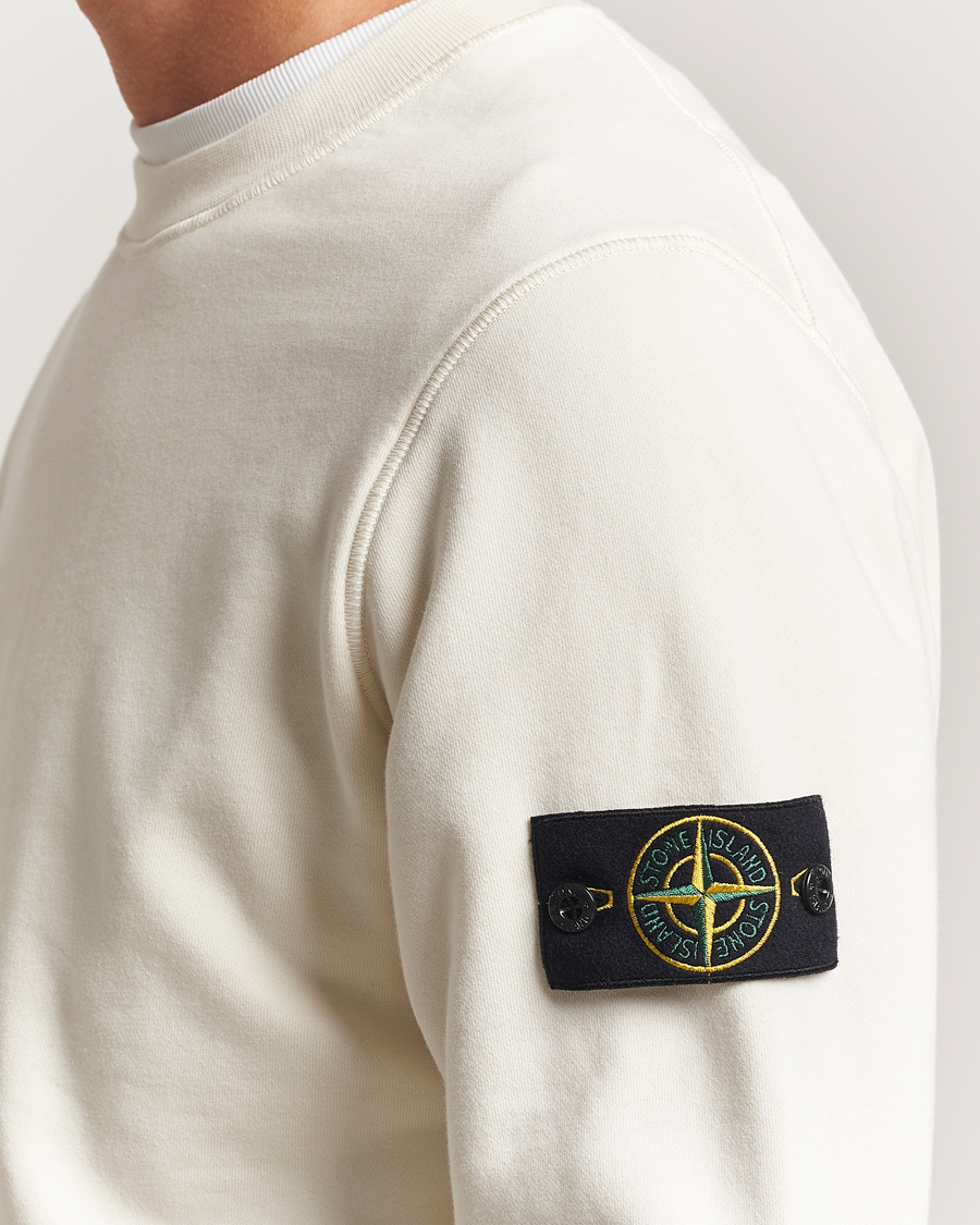 Homme | Pulls Et Tricots | Stone Island | Garment Dyed Fleece Sweatshirt Ivory