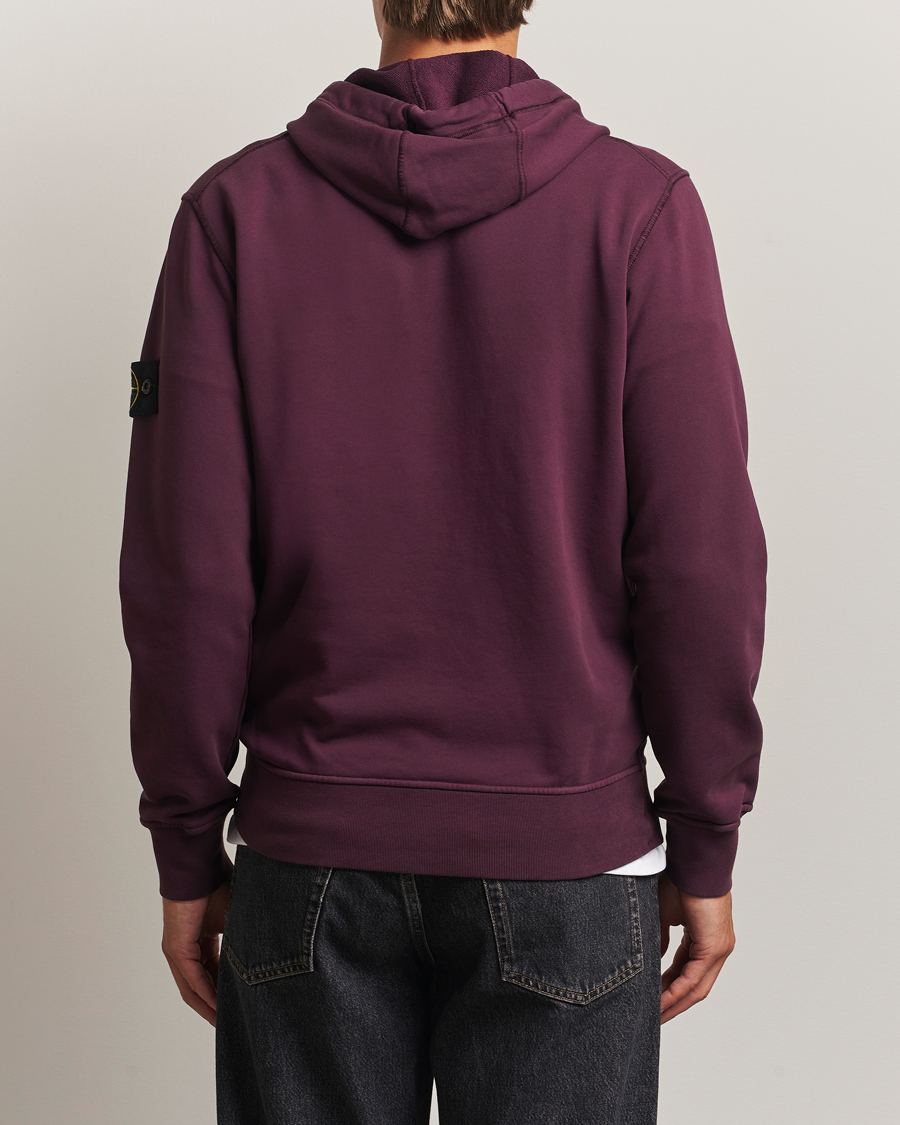 Heren | Truien | Stone Island | Garment Dyed Fleece Hood Amaranth