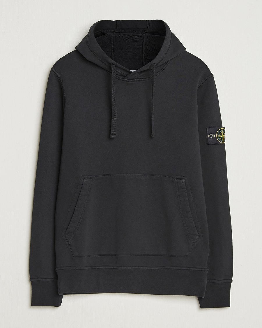 Homme | Pulls Et Tricots | Stone Island | Garment Dyed Fleece Hood Black