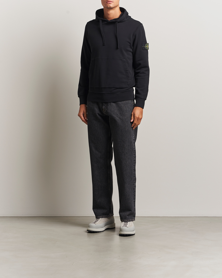 Homme | Pulls Et Tricots | Stone Island | Garment Dyed Fleece Hood Black
