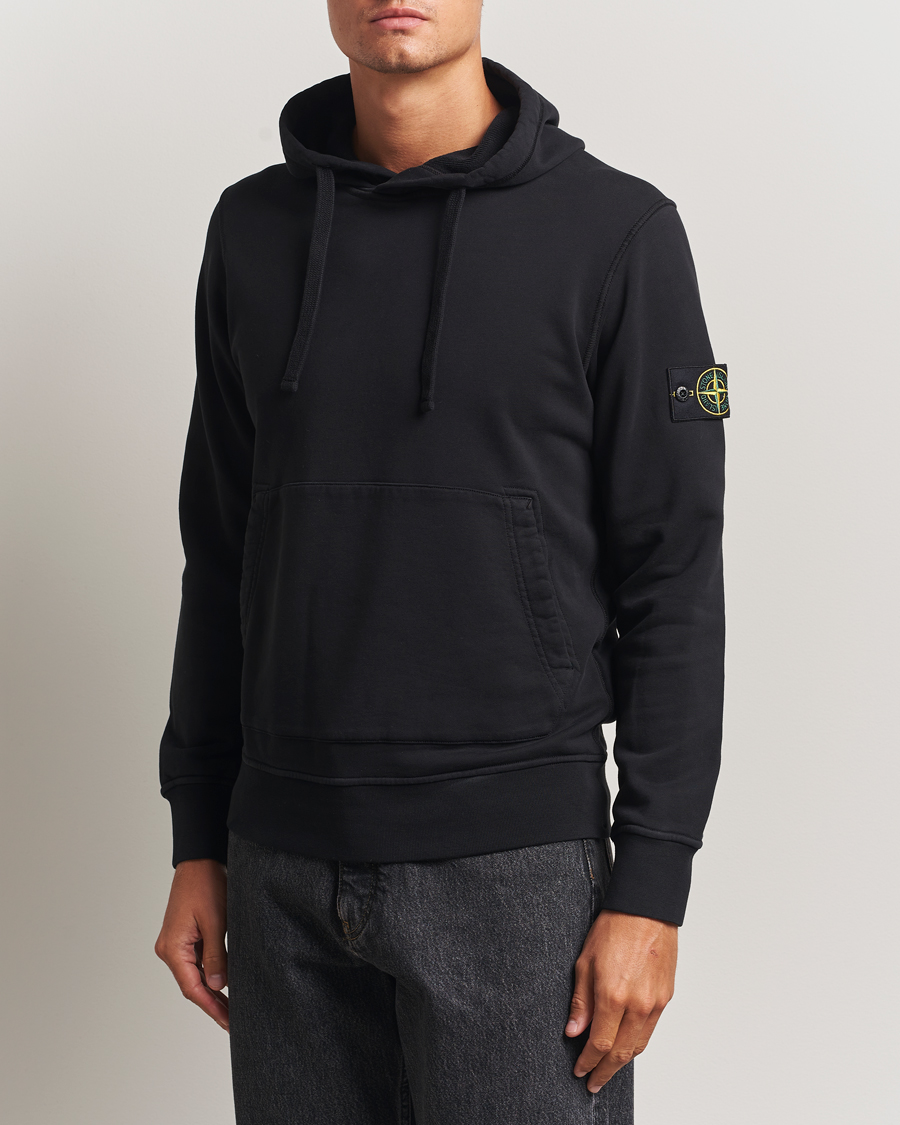 Homme | Pulls Et Tricots | Stone Island | Garment Dyed Fleece Hood Black