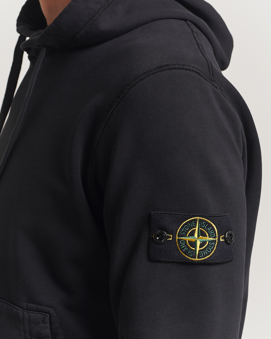 Homme | Pulls Et Tricots | Stone Island | Garment Dyed Fleece Hood Black