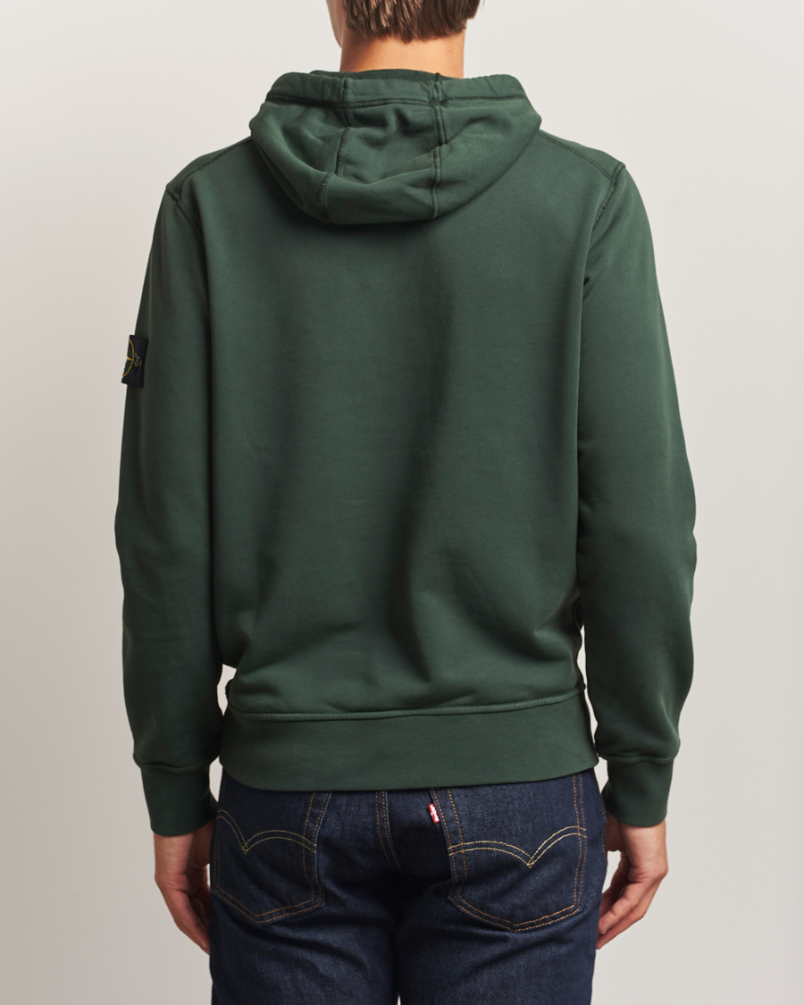 Homme | Pulls Et Tricots | Stone Island | Garment Dyed Fleece Hood Juniper
