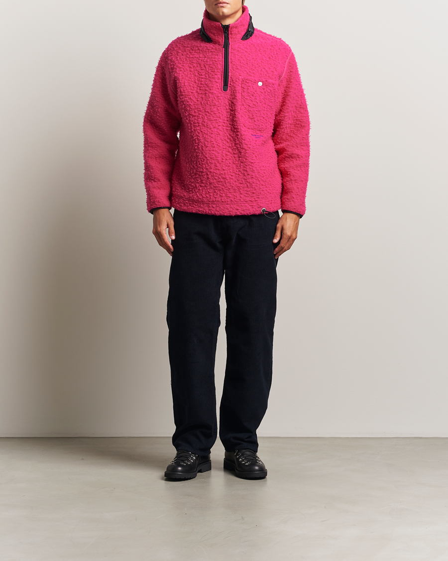 Homme | Pulls Et Tricots | Stone Island | Marina Ratteen Wool Half-Zip Fuxia