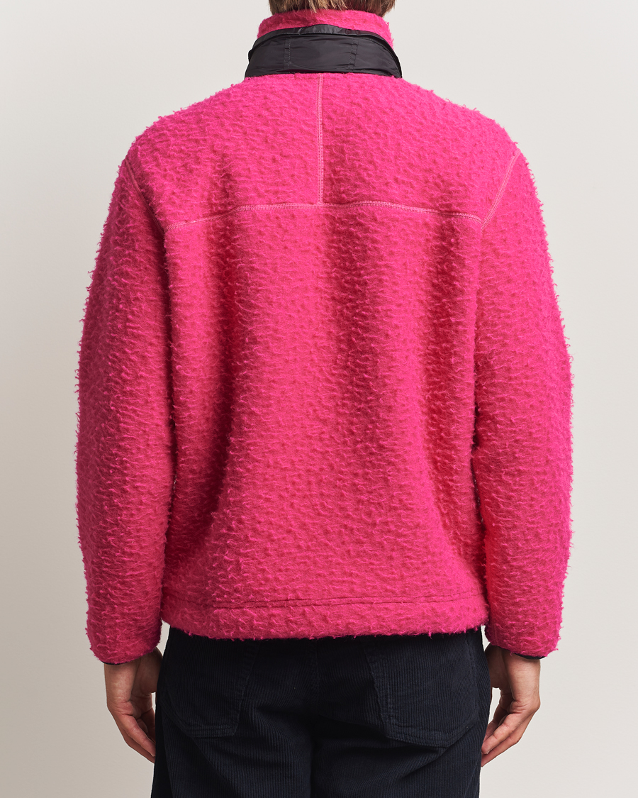 Homme | Pulls Et Tricots | Stone Island | Marina Ratteen Wool Half-Zip Fuxia