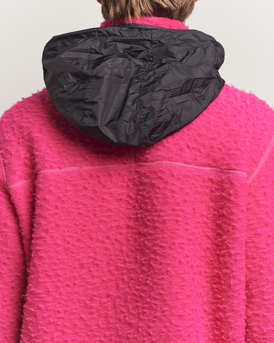 Homme | Pulls Et Tricots | Stone Island | Marina Ratteen Wool Half-Zip Fuxia