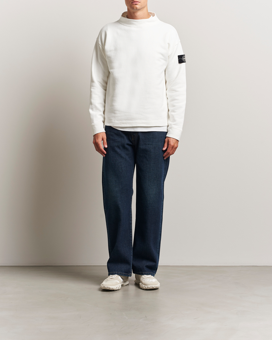 Homme | Pulls Et Tricots | Stone Island | RAW Knitted Cotton Crew Neck Natural