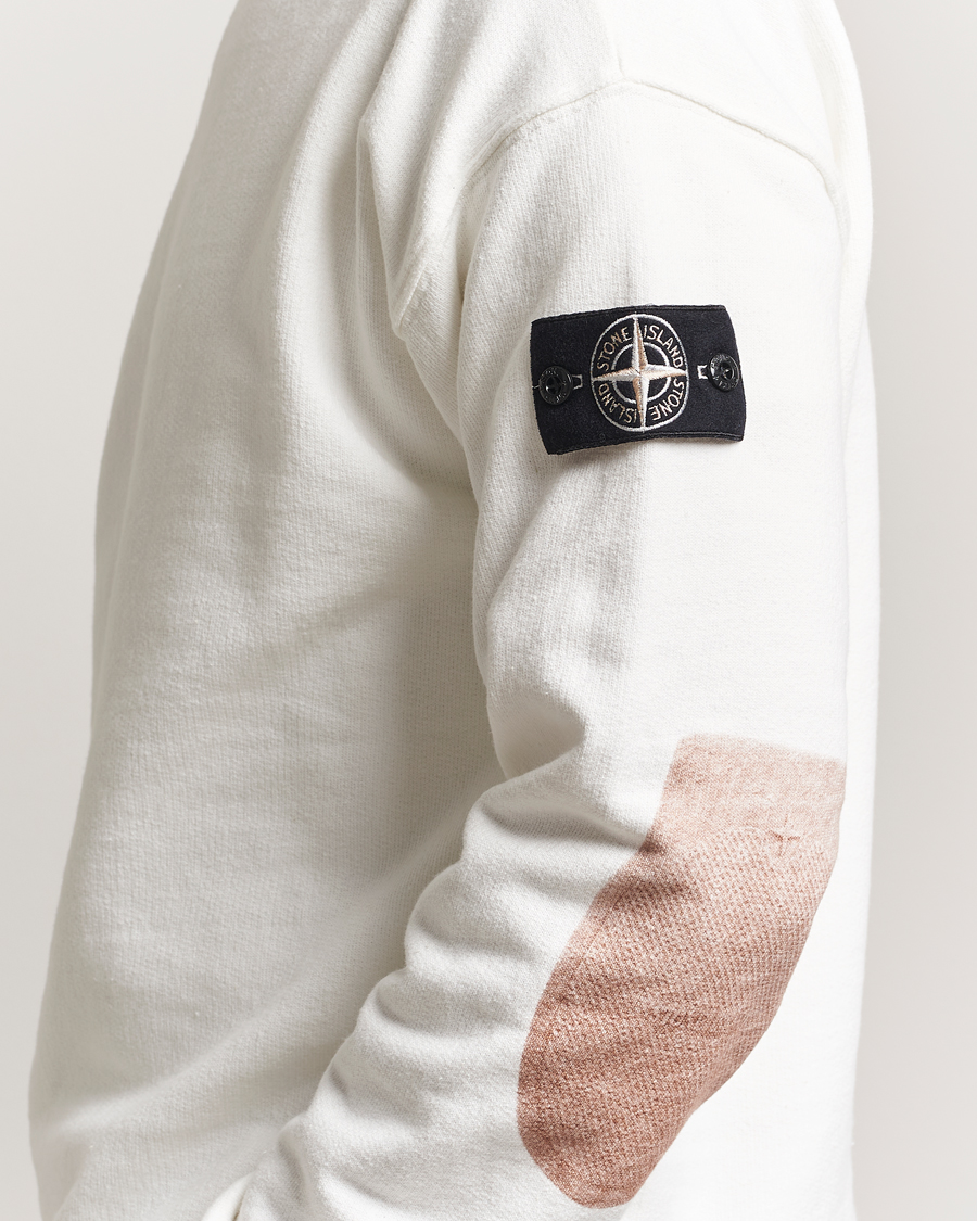 Homme | Pulls Et Tricots | Stone Island | RAW Knitted Cotton Crew Neck Natural