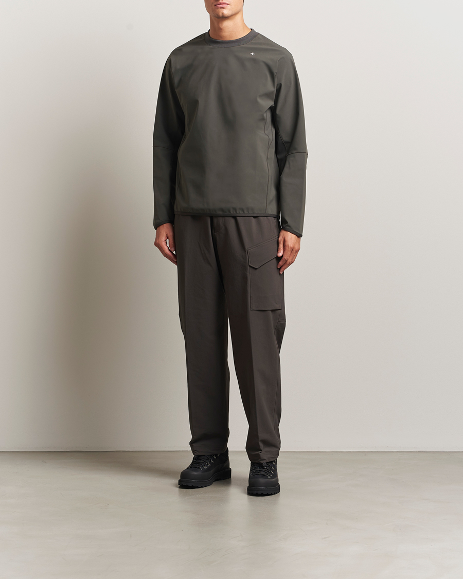Homme | Pulls Et Tricots | Stone Island | Stellina Technical Jersey Sweatshirt Lead Grey