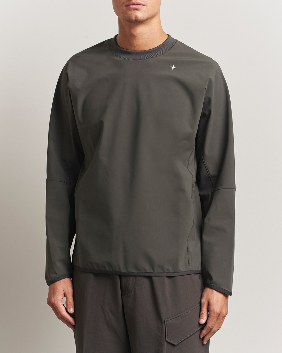 Homme | Pulls Et Tricots | Stone Island | Stellina Technical Jersey Sweatshirt Lead Grey