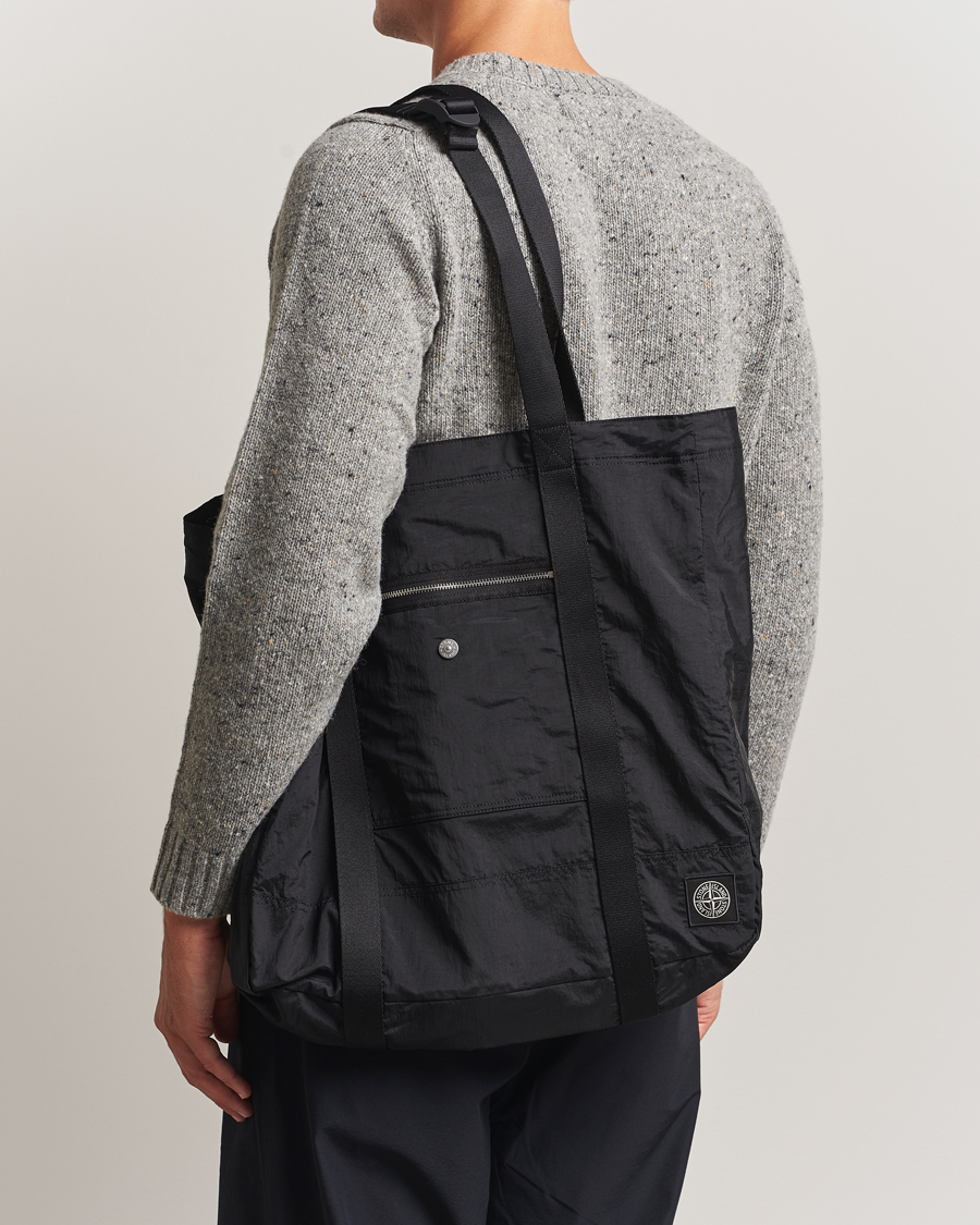 Homme | Sacs | Stone Island | Nylon Metal Tote Black