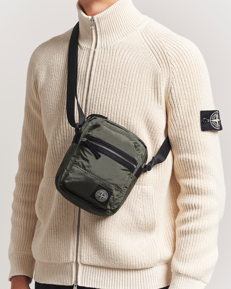 Homme | Sacs | Stone Island | Nylon Metal Shoulder Pouch Musk