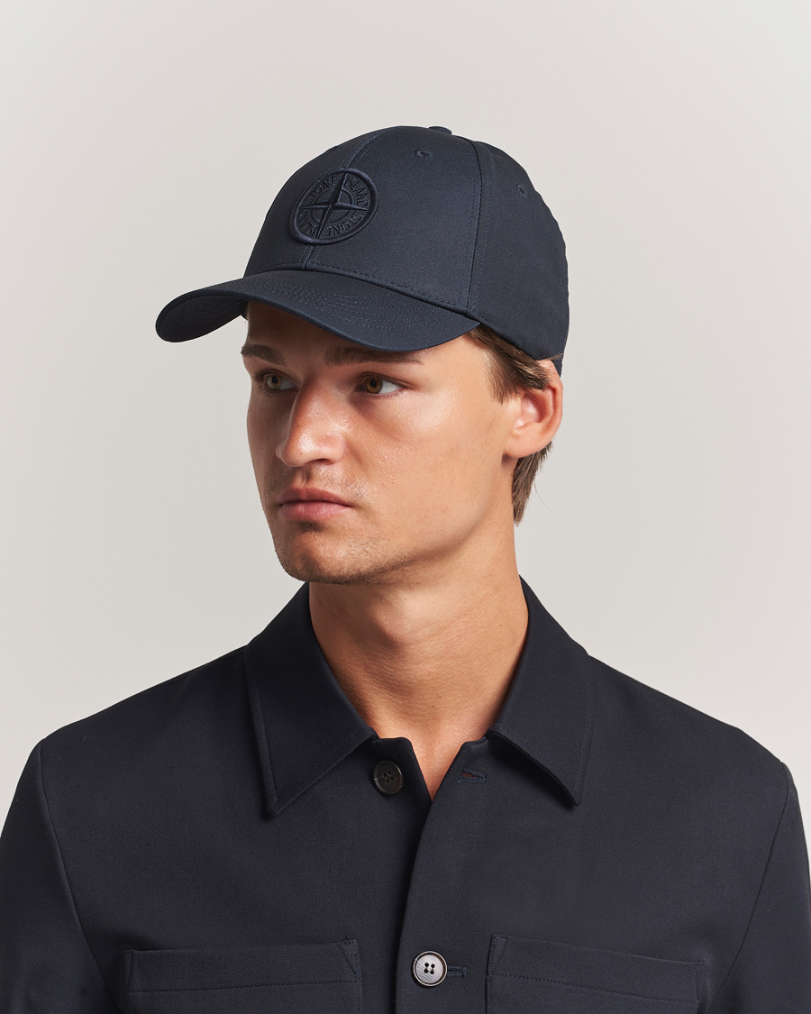 Homme | Bobs Et Casquettes | Stone Island | Classic Cotton Cap Navy