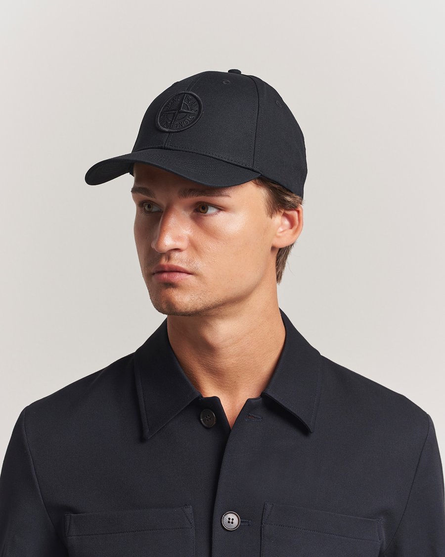 Homme | Bobs Et Casquettes | Stone Island | Stone IslandClassic Cotton Logo CapBlack