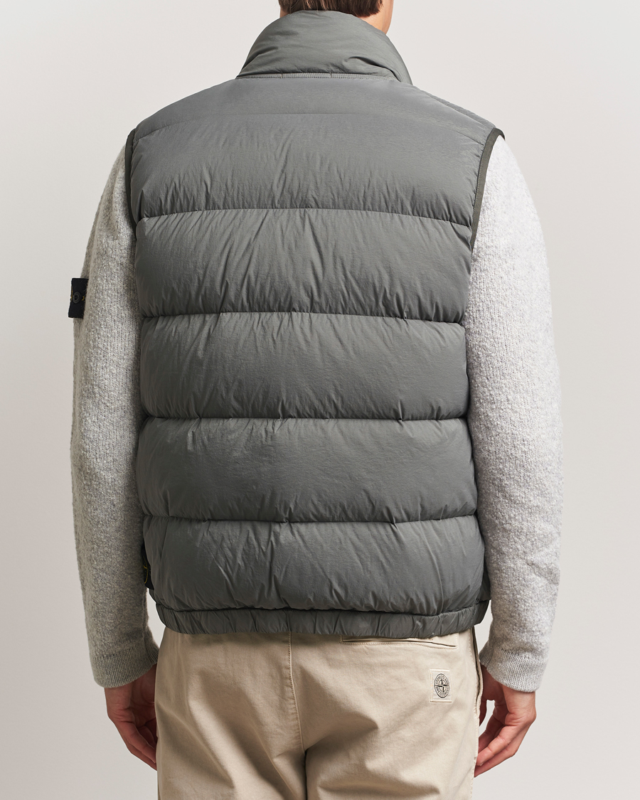 Homme | Manteaux Et Vestes | Stone Island | Seamless Tunnel Nylon Down Vest Cement