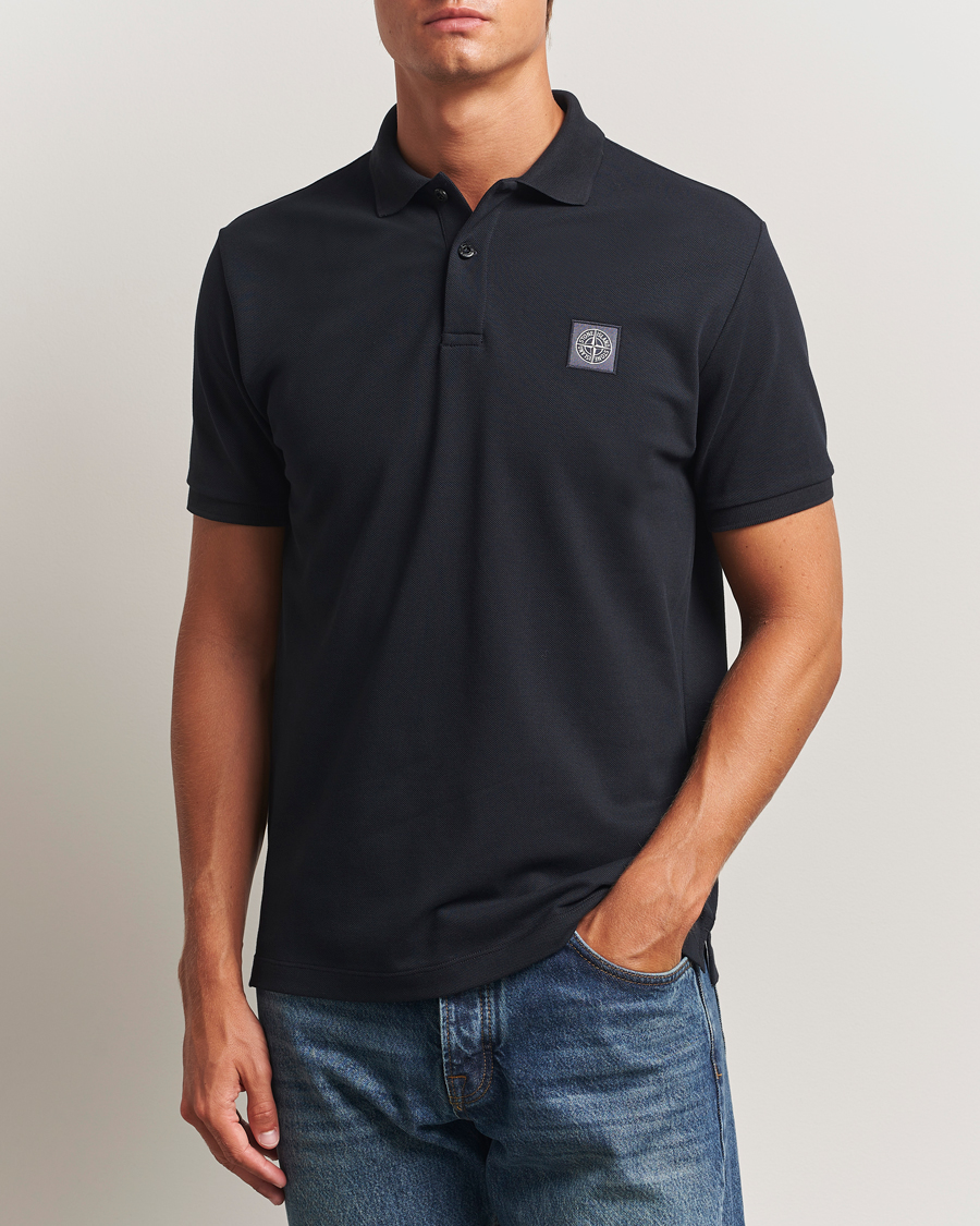 Homme | Polos | Stone Island | Organic Cotton Pique Polo Navy
